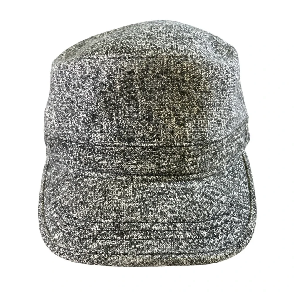Duluth Trading Company Heathered Gray Military Cap Wicking Pocket (Size S/M)